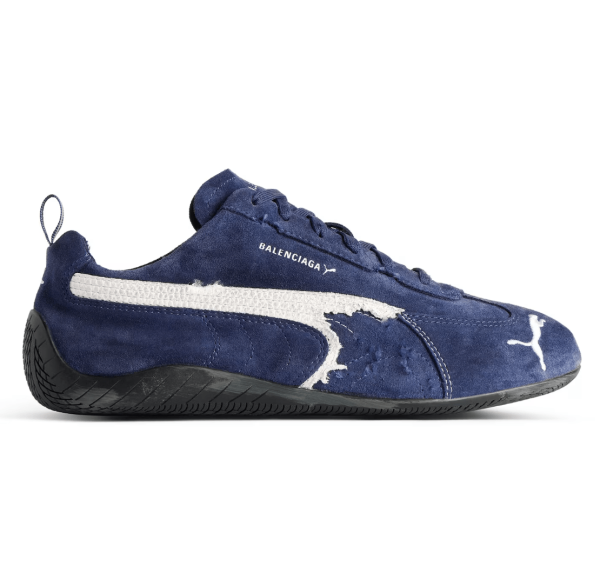 Balenciaga x Puma Speedcat Suede Navy White