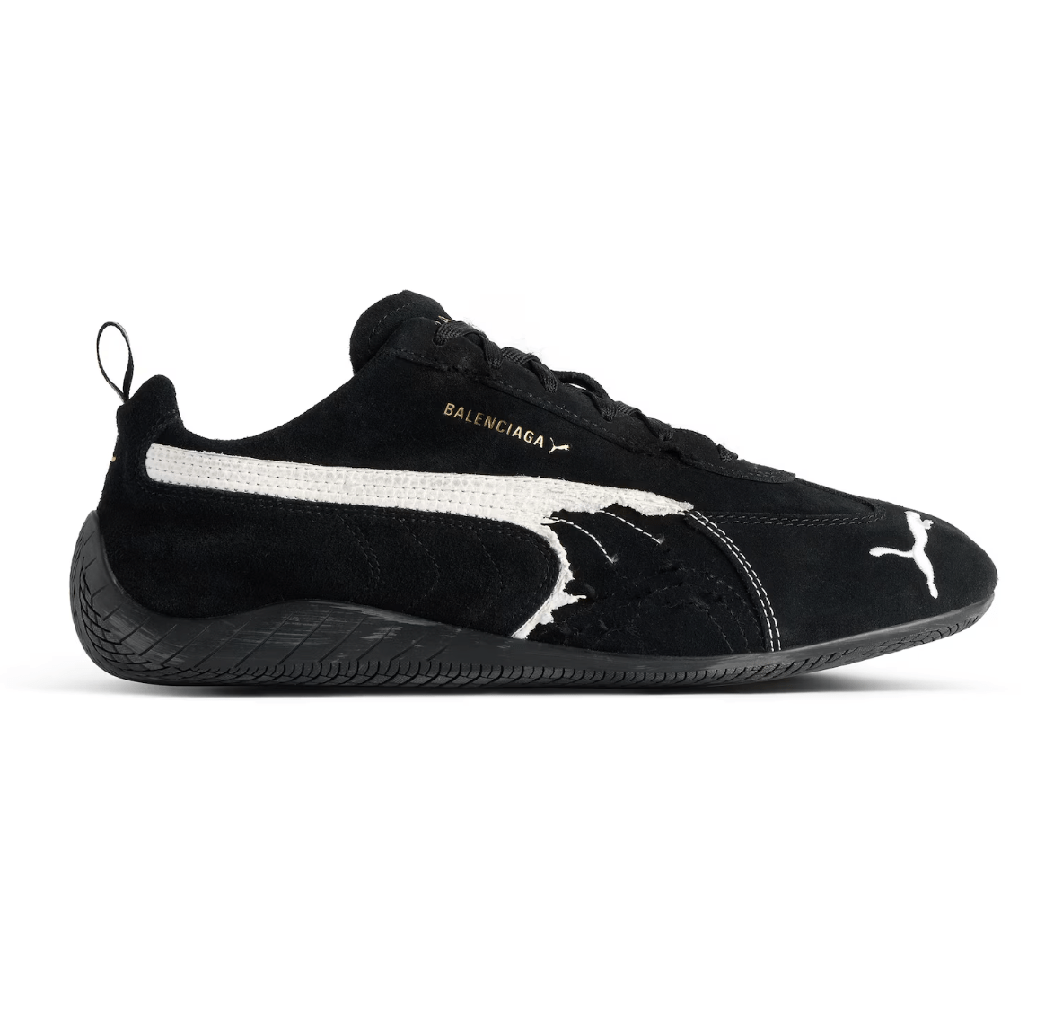 Balenciaga x Puma Speedcat Suede Black White