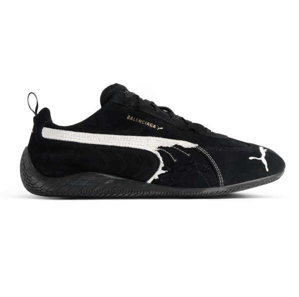 Balenciaga x Puma Speedcat Suede Black White