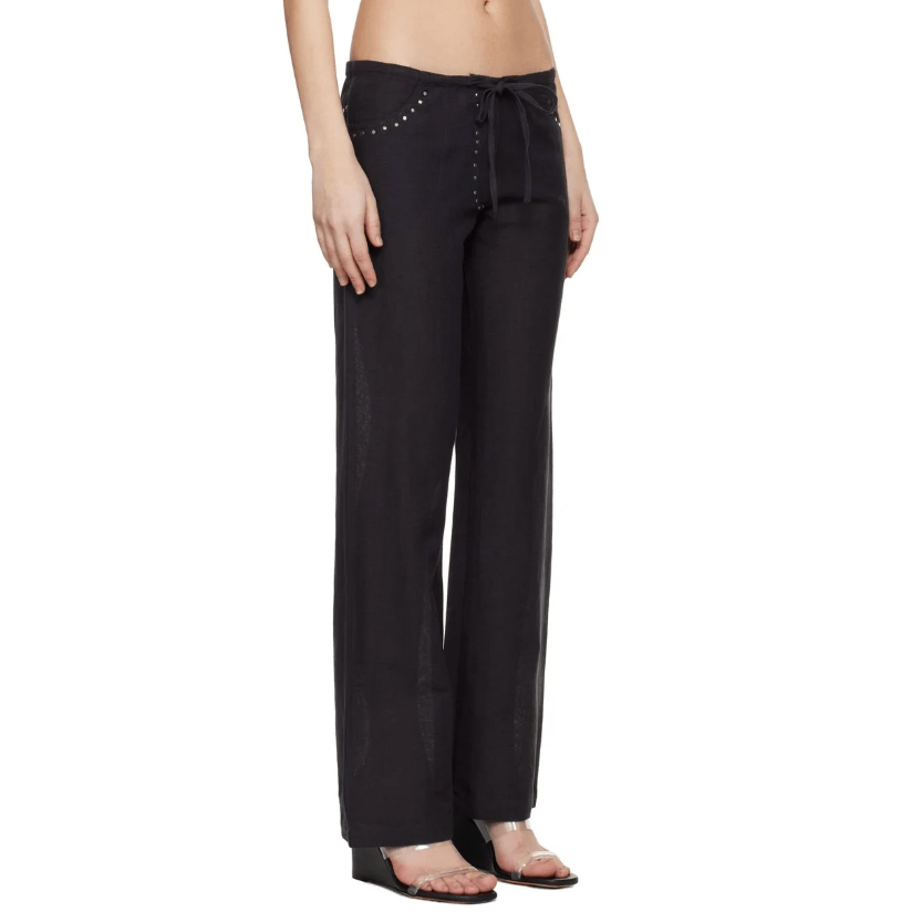 DELYA TROUSERS BLACK