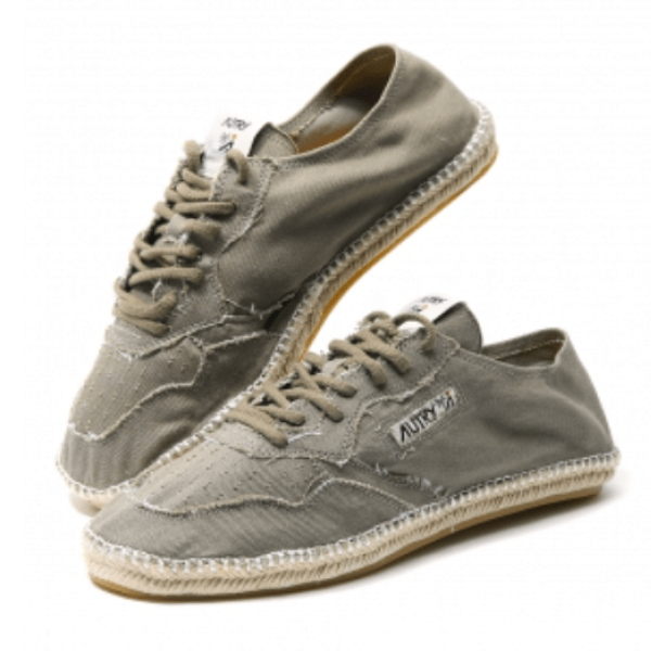 AUTRY Sandy Espadrilles in Military Canvas