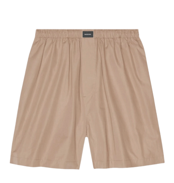 Balenciaga Pyjama Shorts Beige