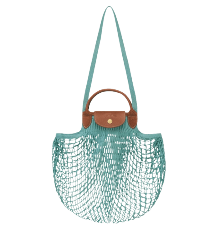 Longchamp Le Pliage Filet Top Handle Bag Lagoon