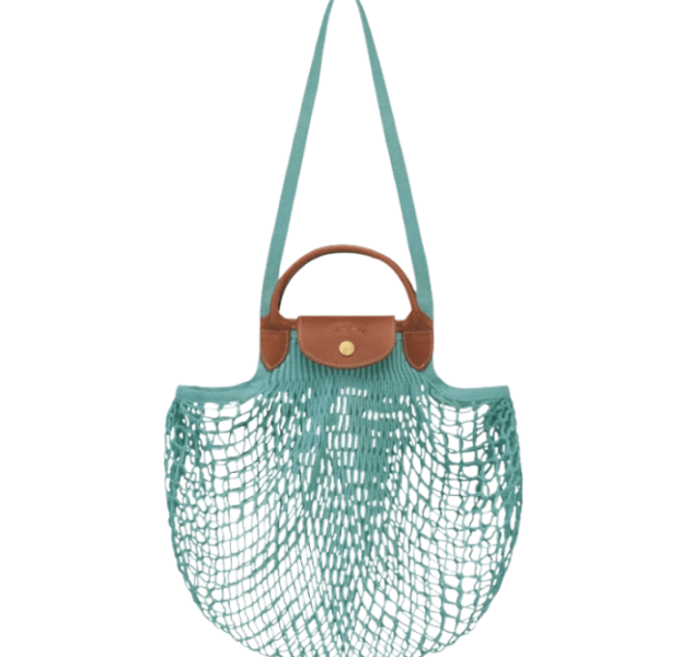 Longchamp Le Pliage Filet Top Handle Bag Lagoon