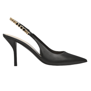 (W) Gucci Signoria Slingback Pumps Black