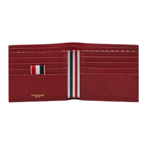 Thom Browne Pebble Grain Wallet Burgundy