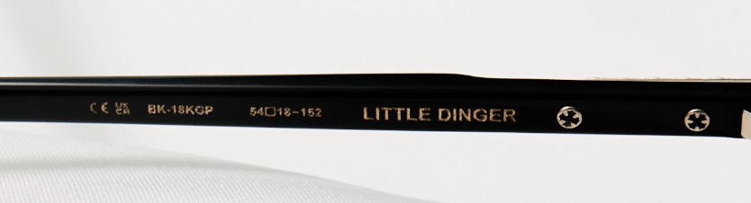 Chrome Hearts Little Dinger Black 18K Gold Plated