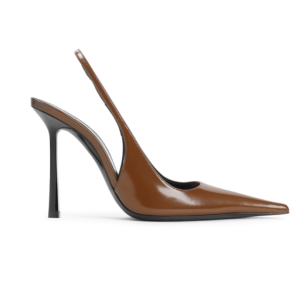 Saint Laurent brown slingback heels