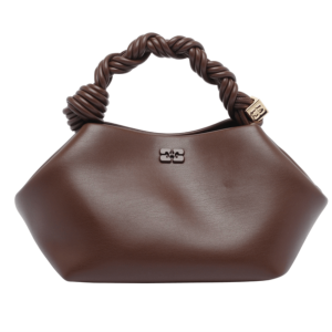 GANNI Brown Tote Bag