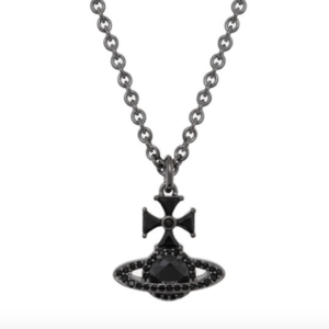 Vivienne Westwood Mila Black Pendant Necklace