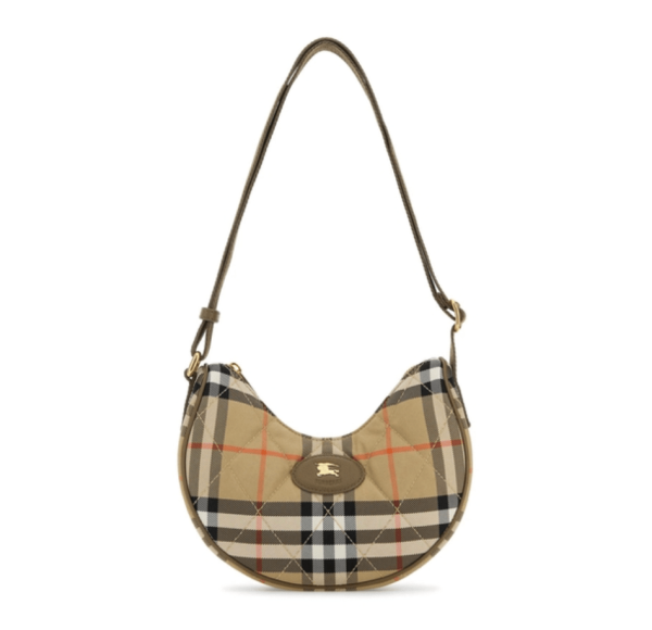 Burberry Beige Check Shoulder Bag