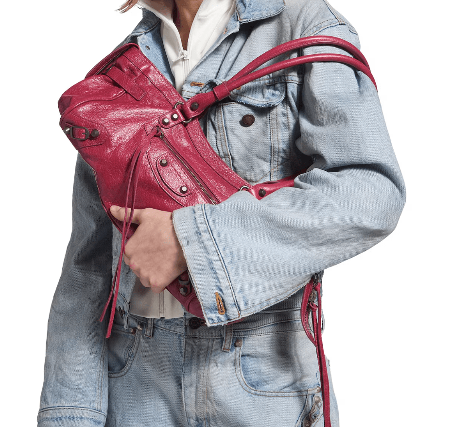 BALENCIAGA Le City E/W Pink Tote Bag