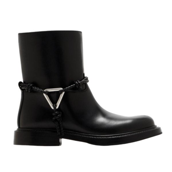 Bottega Veneta Black Ankle Boots