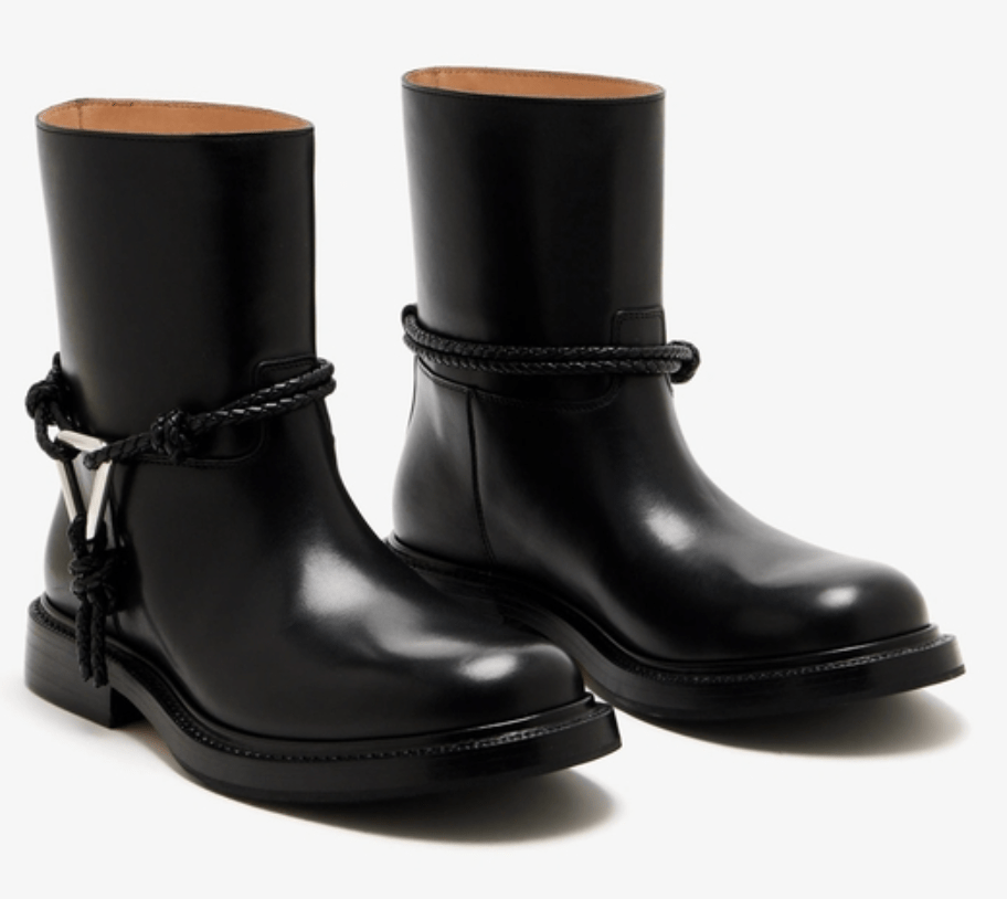 Bottega Veneta Black Ankle Boots