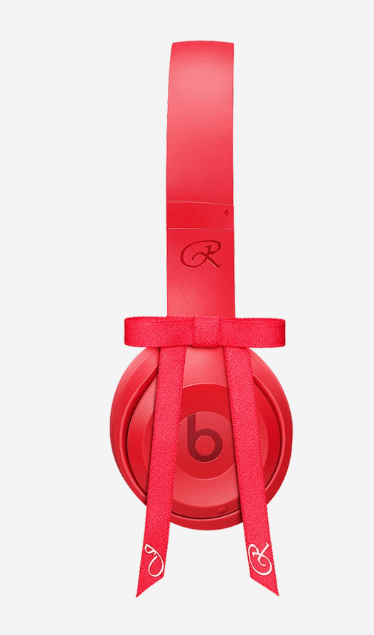 Beats Solo 4 Wireless On Ear Headphone Jennie Special Edition Ruby Red (Korean Ver.)