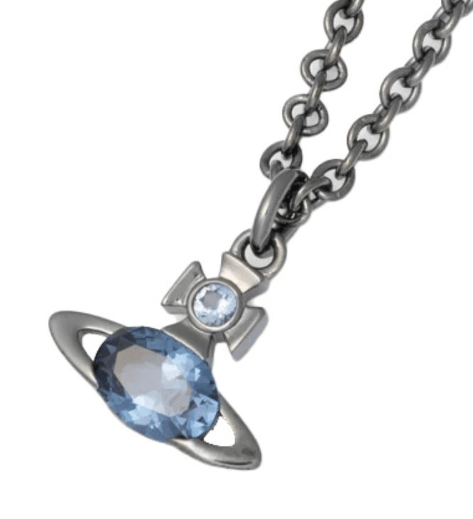 Allie Blue Pendant Necklace