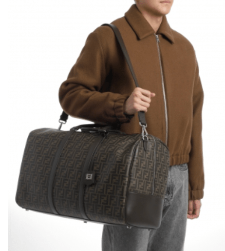 FENDI FF Jacquard Large Duffel Bag 