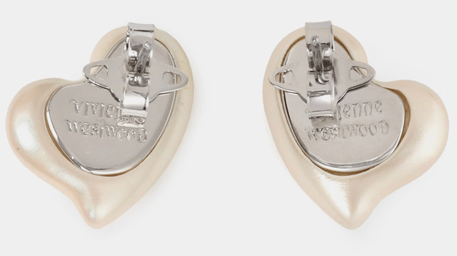 Vivienne Westwood Florentia Stud Earrings Silver