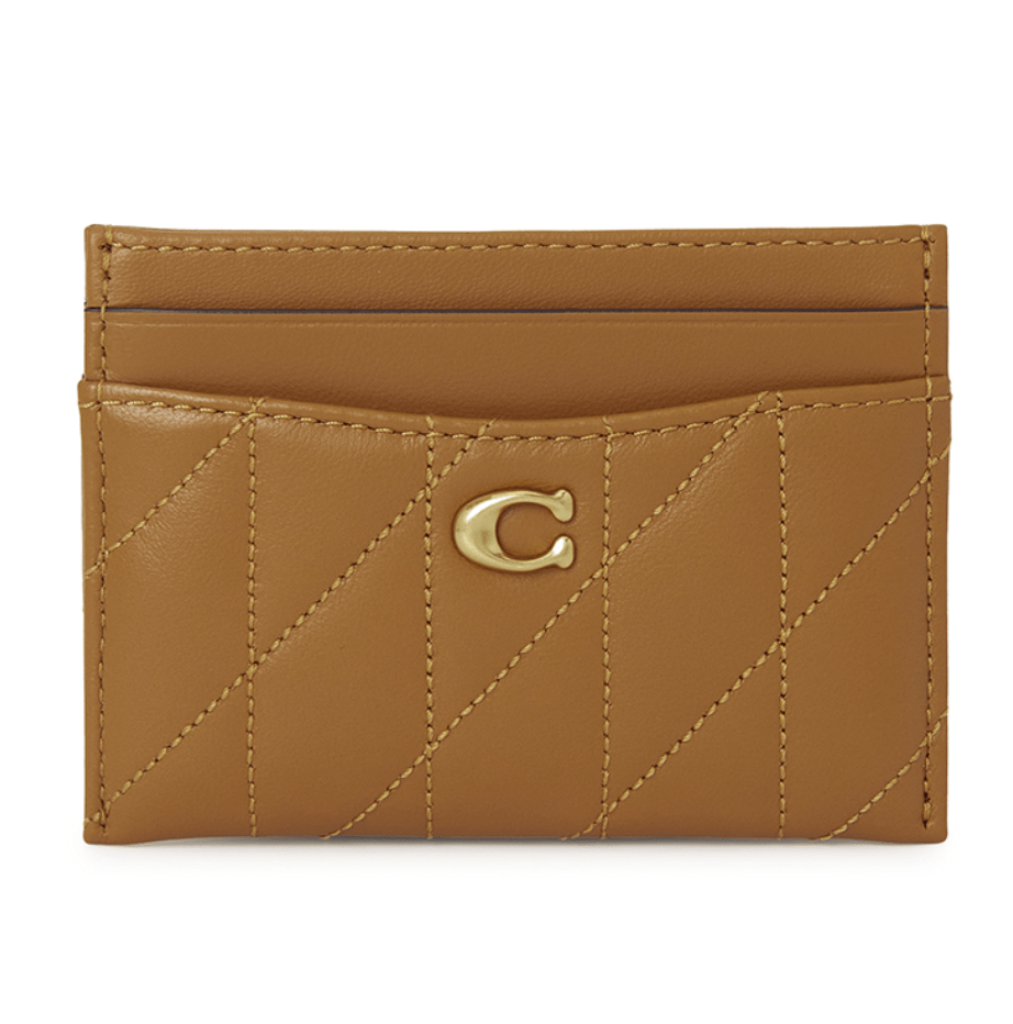 Coach Card Holder Wallet Brown