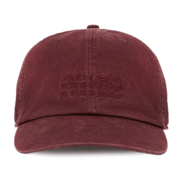 MM6 Maison Margiela Burgundy Ball Cap