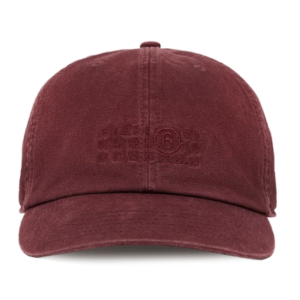 MM6 Maison Margiela Burgundy Ball Cap