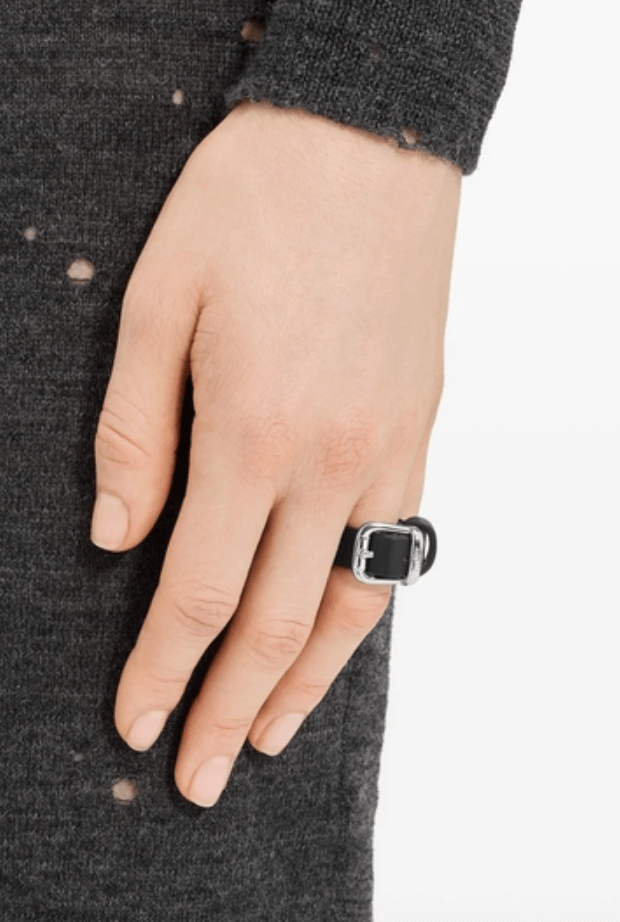MM6 Maison Margiela Black Ring