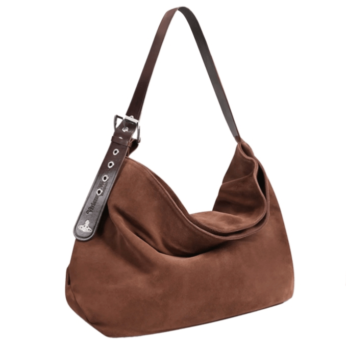 Vivienne Westwood Maxime Suede Small Shoulder Bag