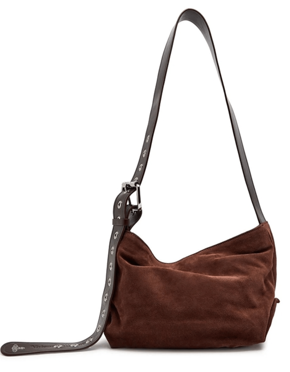 Vivienne Westwood Maxime Suede Small Shoulder Bag