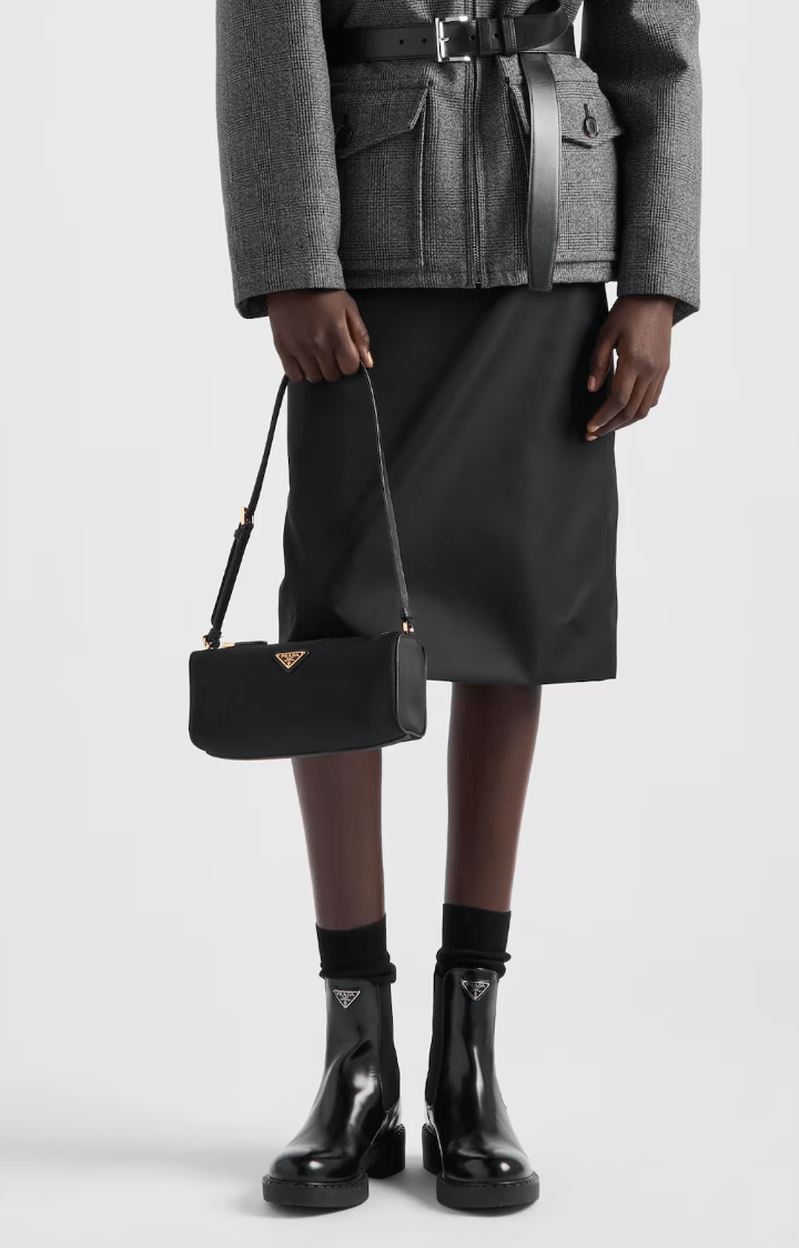 Prada Re-Nylon Pouch Black
