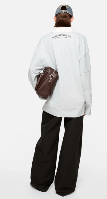 Acne Studios Logo T-Shirt Cold grey