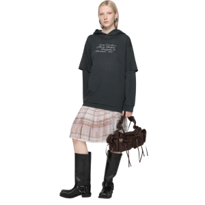 Acne Studios Layered Sweatshirt Black