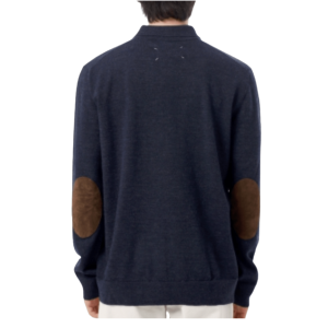 Maison Margiela elbow-patch Wool Polo Shirt 