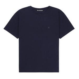 Acne Studios Regular Fit T-Shirt Navy Blue
