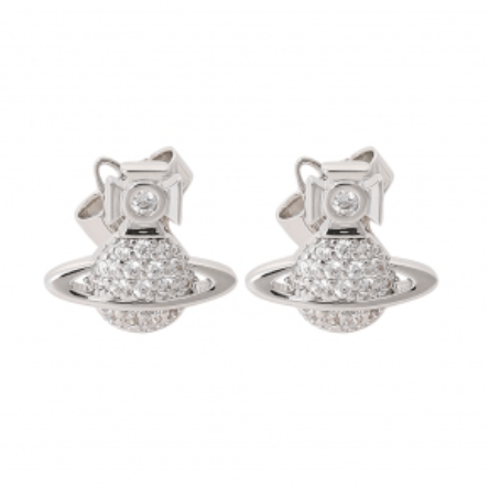 TAMIA ORB logo earrings