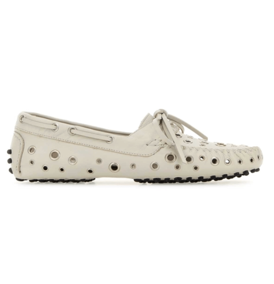CAR Stud Eyelet Loafers