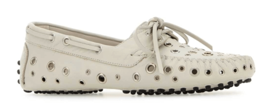 CAR Stud Eyelet Loafers