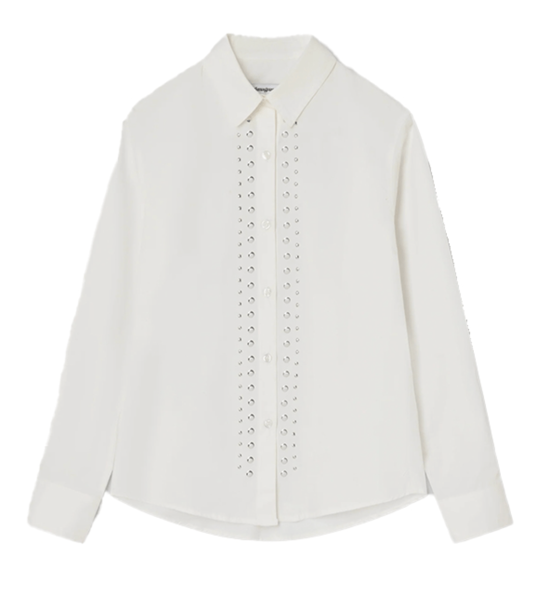 SKY Studded Poplin Shirt