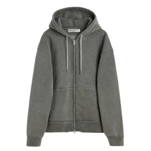 RASCAL HOOD WORN BLACK HEFTY FLEECE
