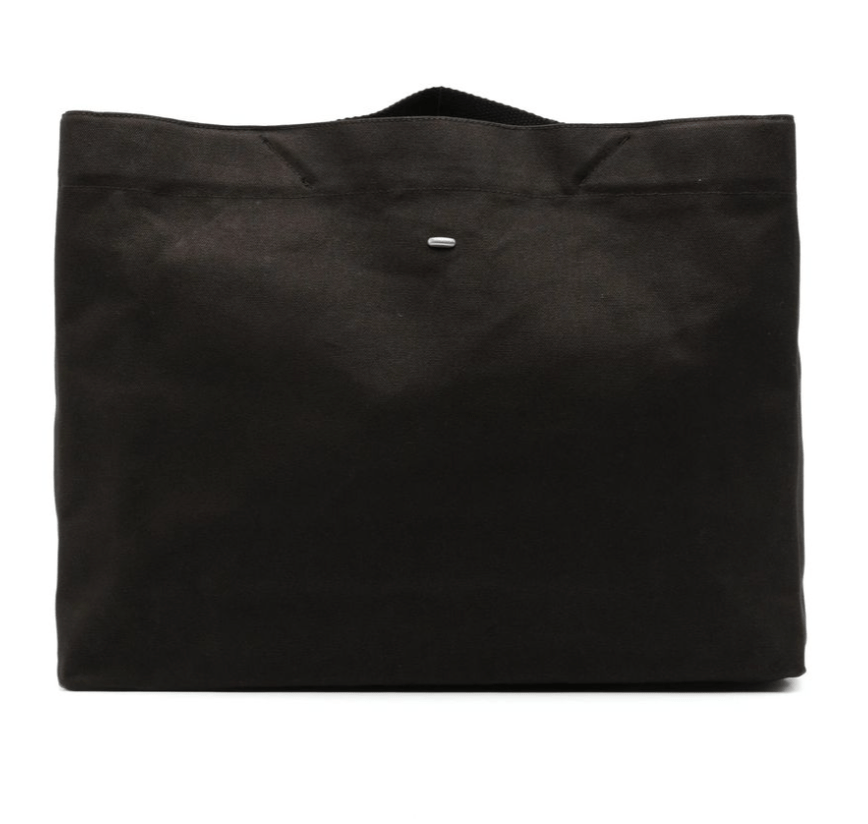 OBLONG TOTE DARK OLIVE ULTRA CANVAS