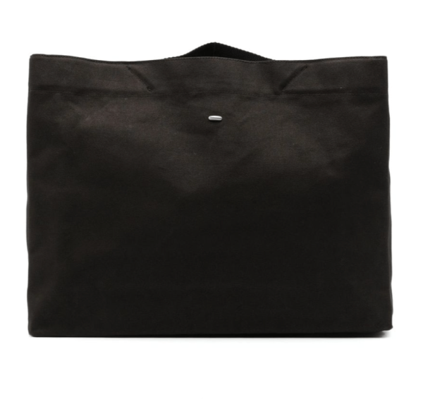 OBLONG TOTE DARK OLIVE ULTRA CANVAS