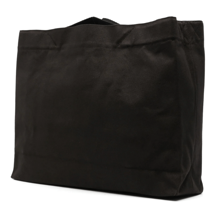 OBLONG TOTE DARK OLIVE ULTRA CANVAS