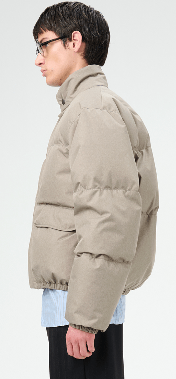 INHALE PUFFA DOUBLEGANGER BEIGE MEI NYLON