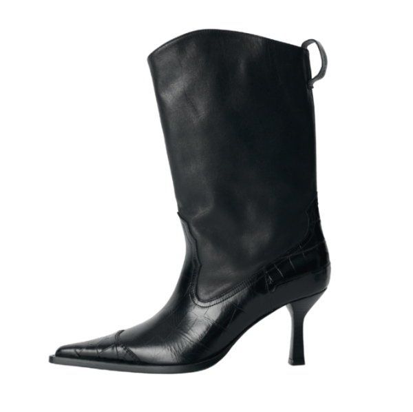 Our Legacy - Texan Boot Black Saloon Leather