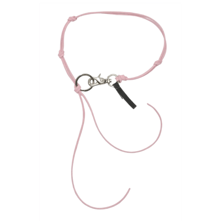 Our Legacy Ladon Leather Key Chain Pink Keychain