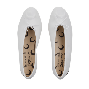 Repetto X Marine Serre Camille Lune Bow Detail Flat Shoes 