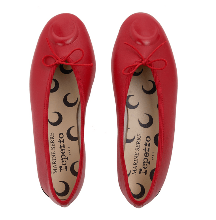 Repetto X Marine Serre Bow Detail Flat Shoes 