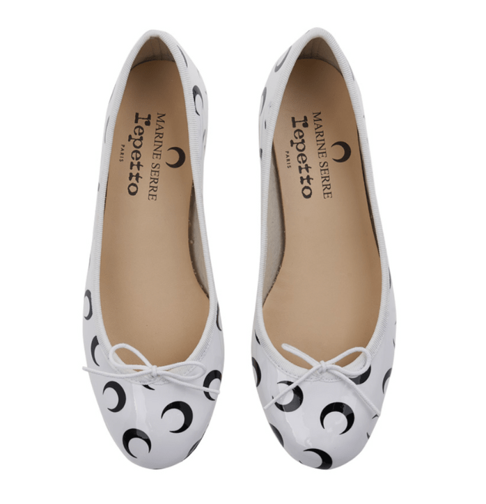 Repetto X Marine Serre Camille Lune Camille Moon Ballet Pumps 