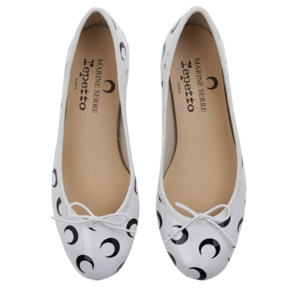 Repetto X Marine Serre Camille Lune Camille Moon Ballet Pumps 