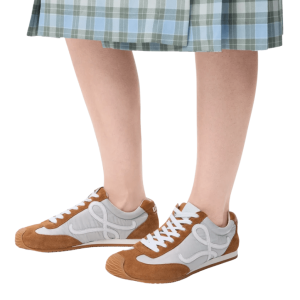 Ballet Runner 2.0 in nylon and calfskin