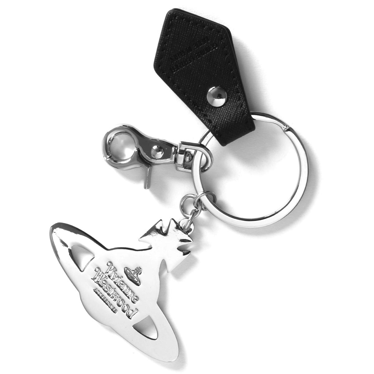 SAFFIANO HAMMERED ORB  SILVER - Black